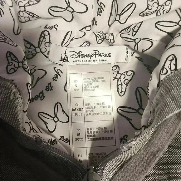 Disney World Minnie Mouse Rain Coat S - Picture 4 of 4